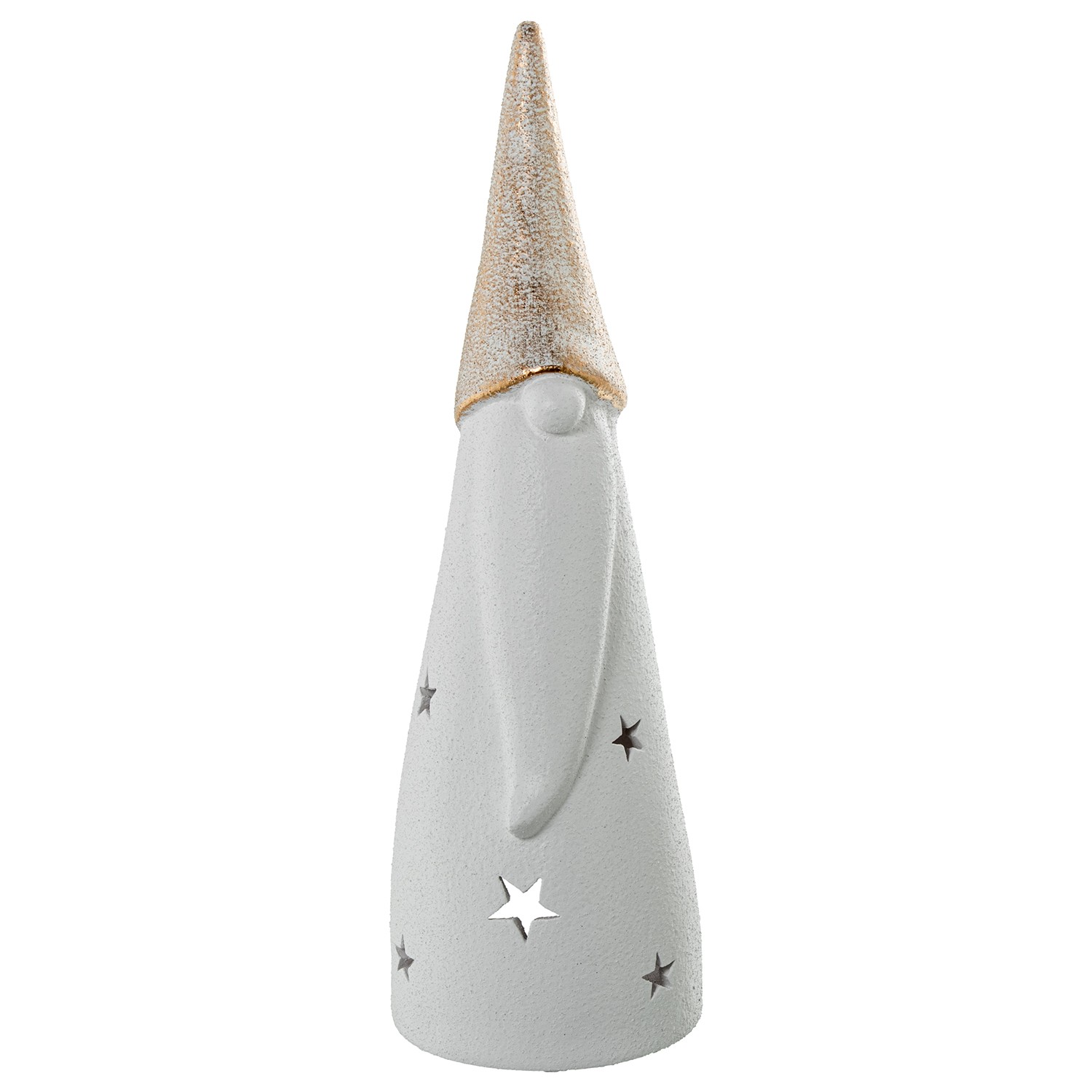 FIGURA PORTAVELAS CERAMICA DUEORO