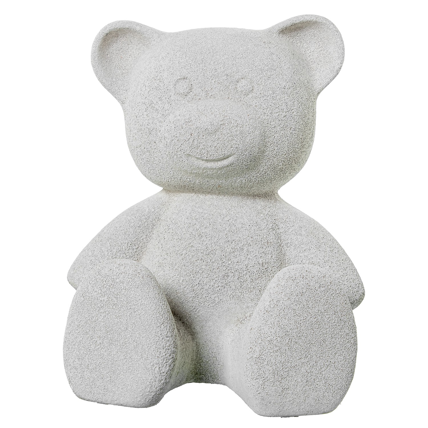 FIGURA OSO CERÁMICA GRIS ARENA ARENA