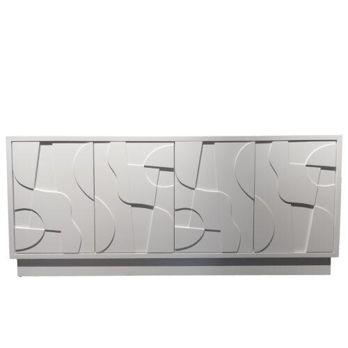 APARADOR MADERA DM BLANCO 4 PU