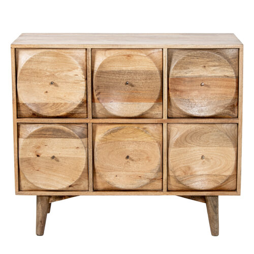MUEBLE ENTRADA MADERA MANGO C/PUERTAS PATAS METAL DORADO
