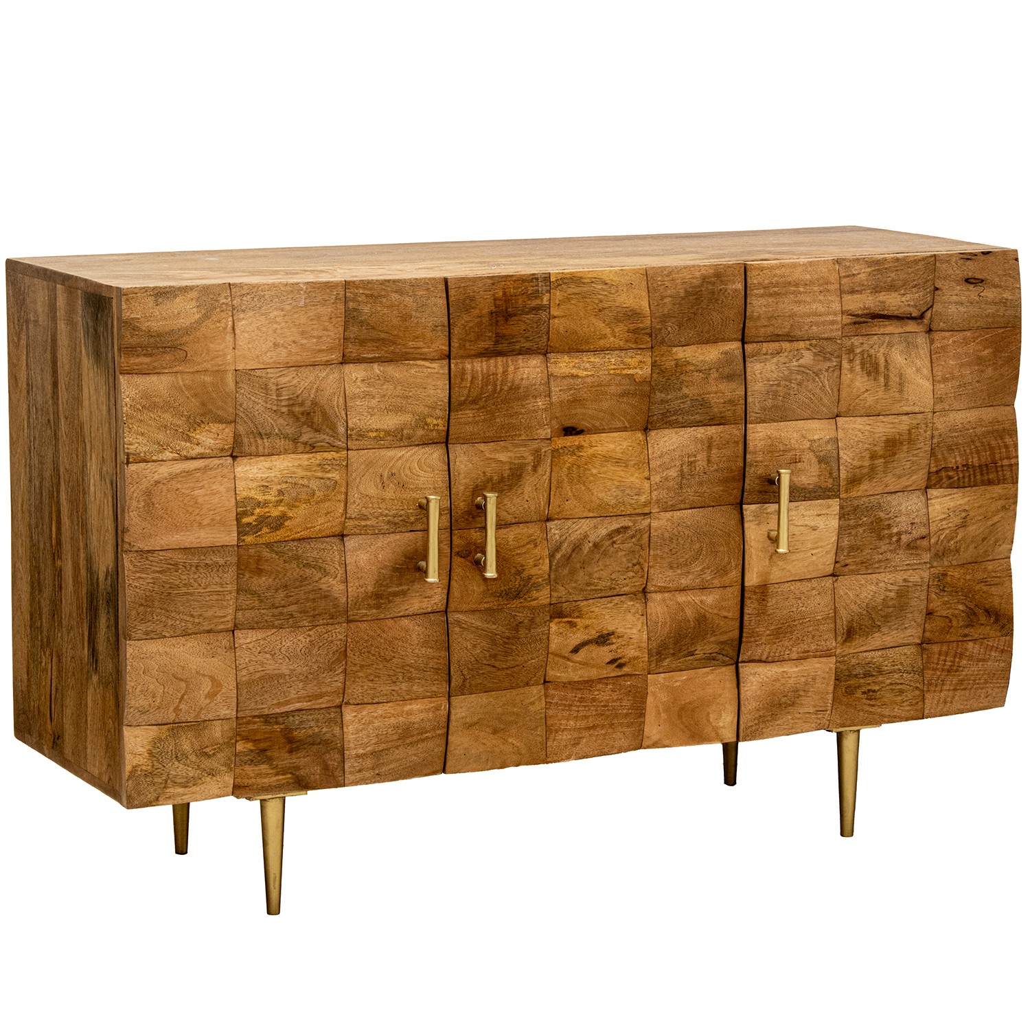 APARADOR MADERA MANGO C/6 CAJO2335