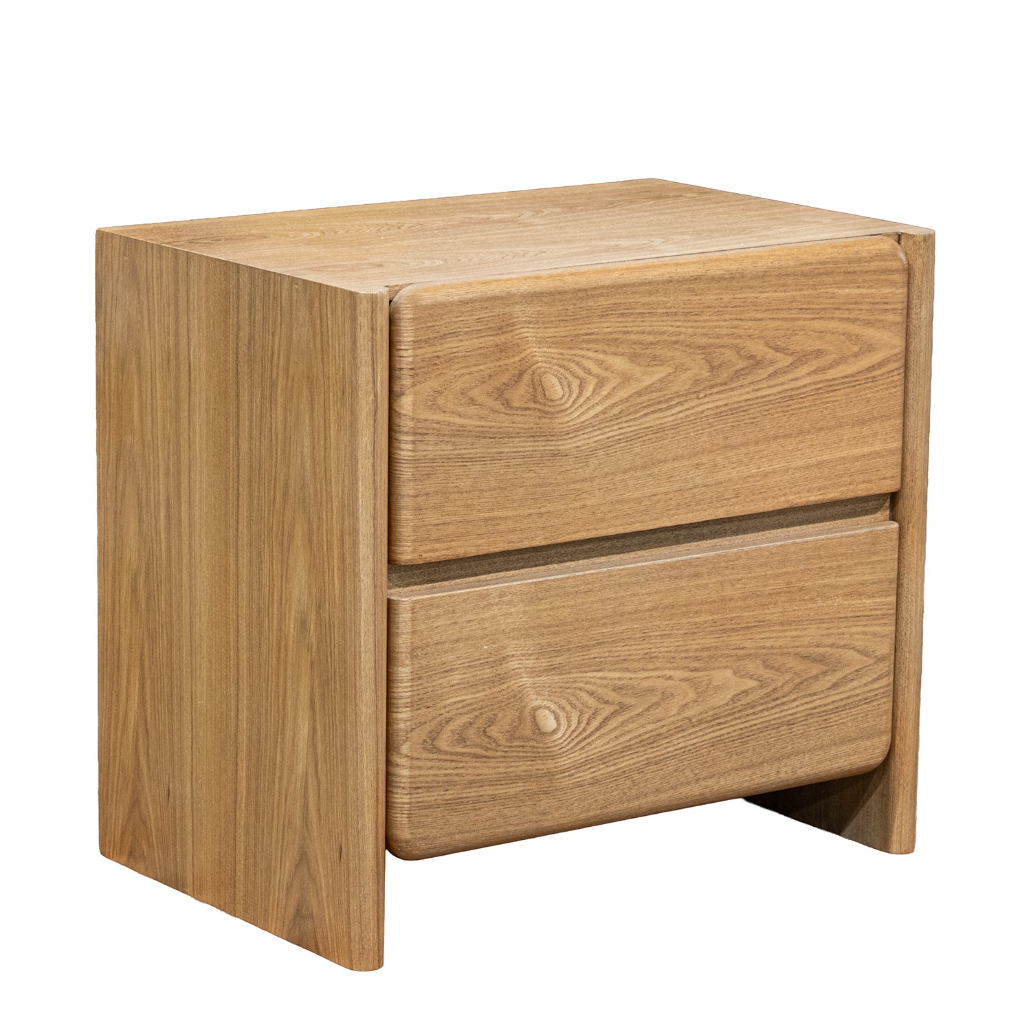 MESA DE NOCHE MADERA C/2 CAJONES