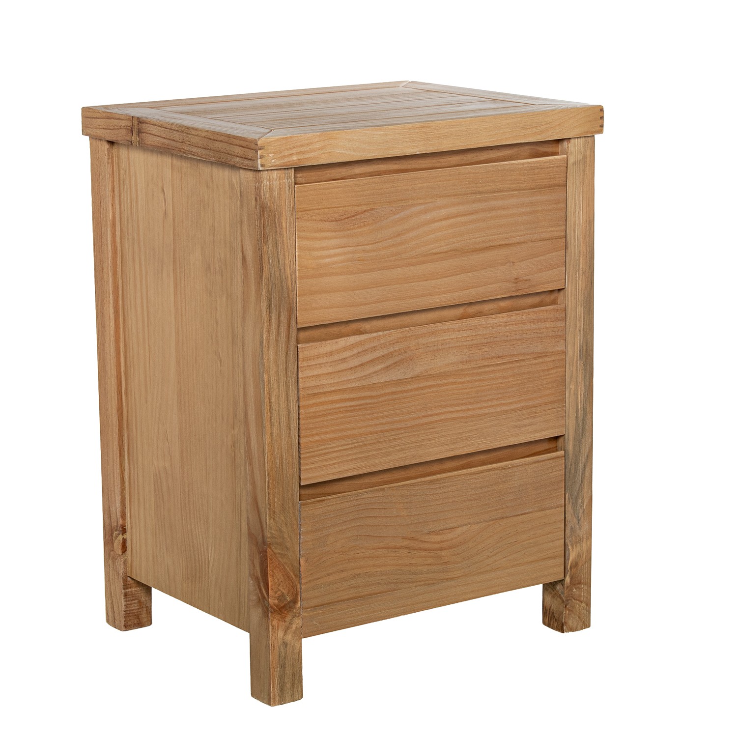 MESA DE NOCHE MADERA NATURAL 3