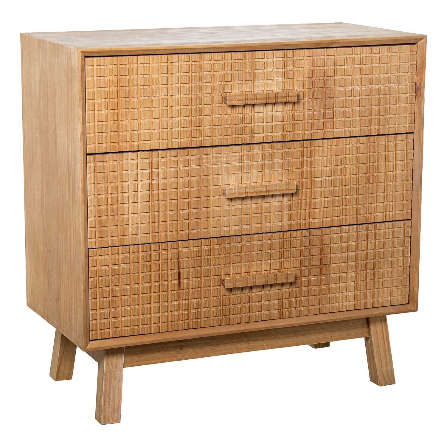 CÓMODA MADERA NATURAL 3 CAJONE CAJONES PINO DE NUEVA ZELANDA