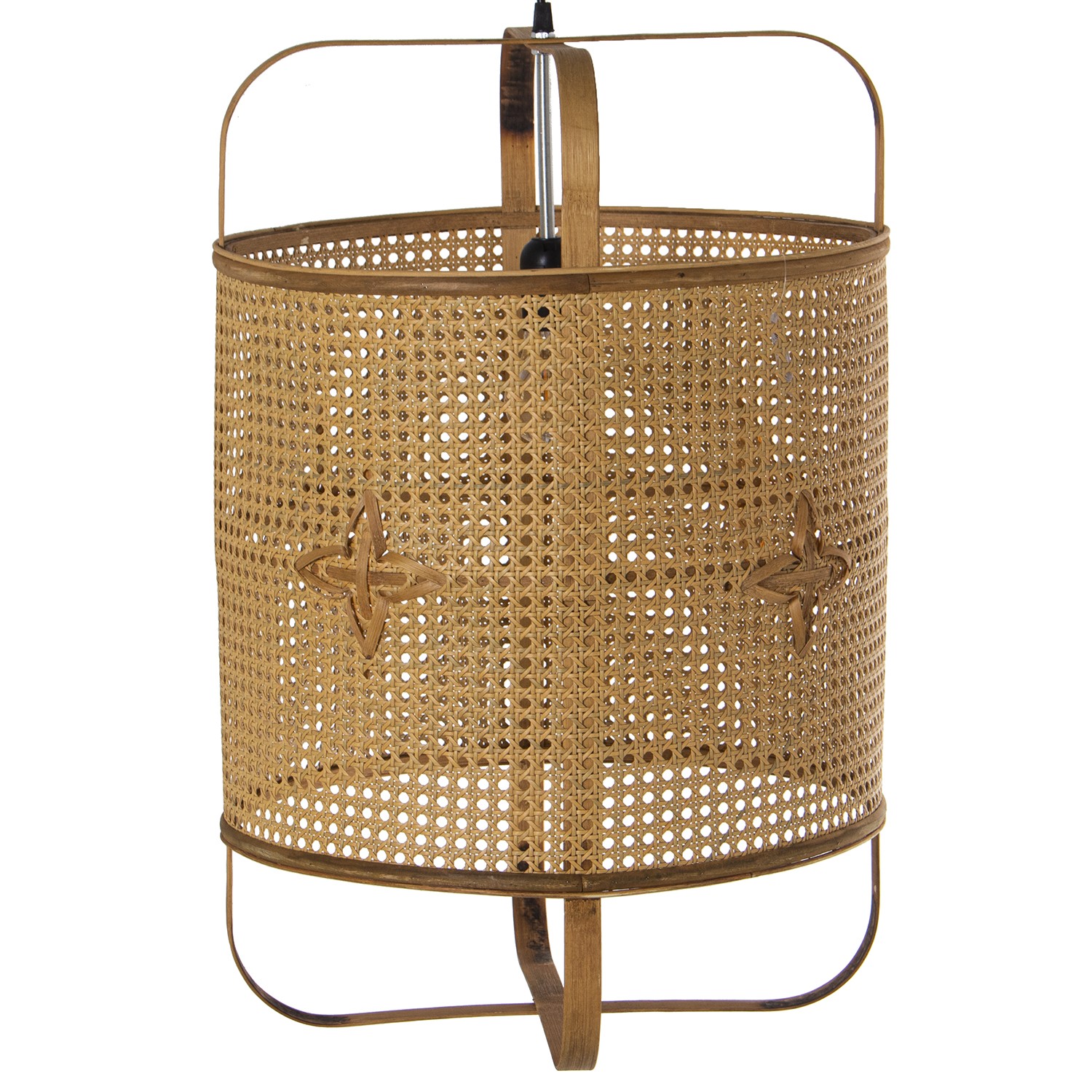 LAMPARA TECHO RATAN NATURAL, 1XE27, MAX.60W NO INCLUDO