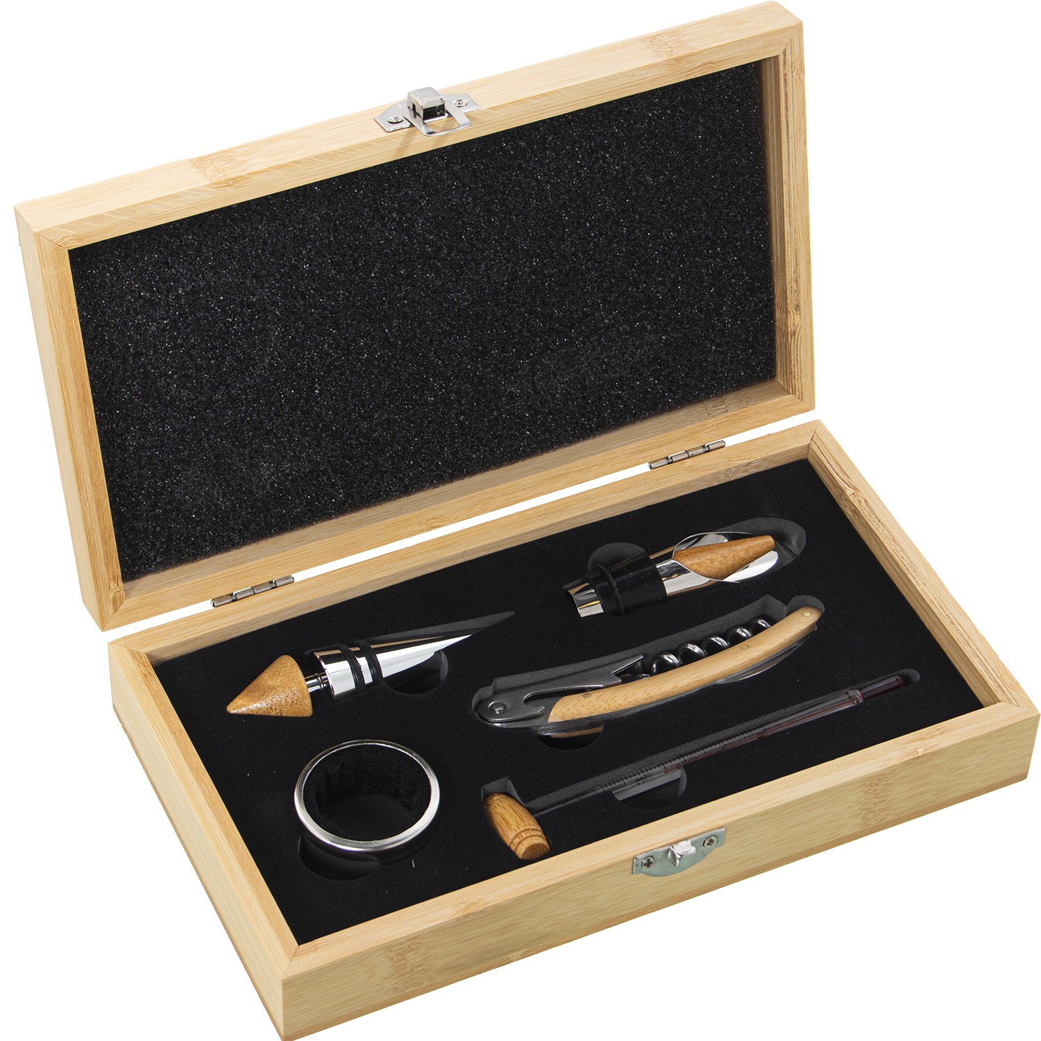 SET DE VINO C/5 ACCESORIOS ENDOBLE/ACERO INOXIDABLE