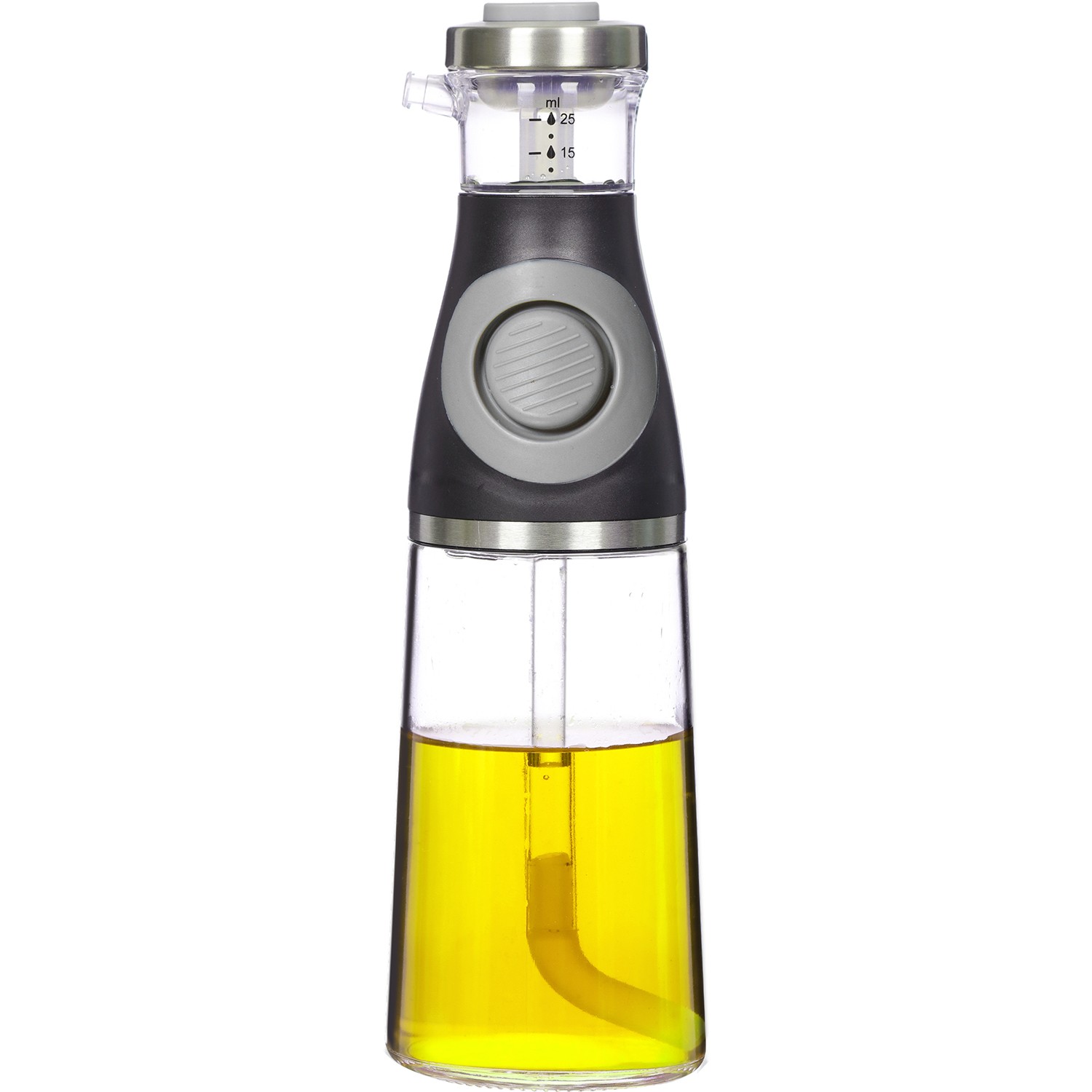 ACEITERA CRISTAL 500ML C/BOTÓN