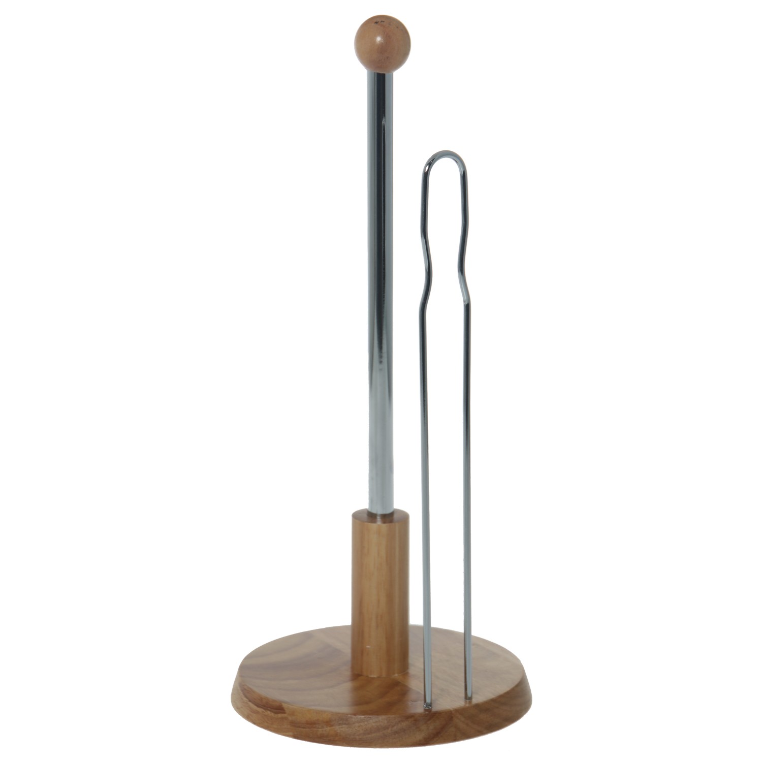 PORTARROLLO COCINA METAL CROMAASE MADERA