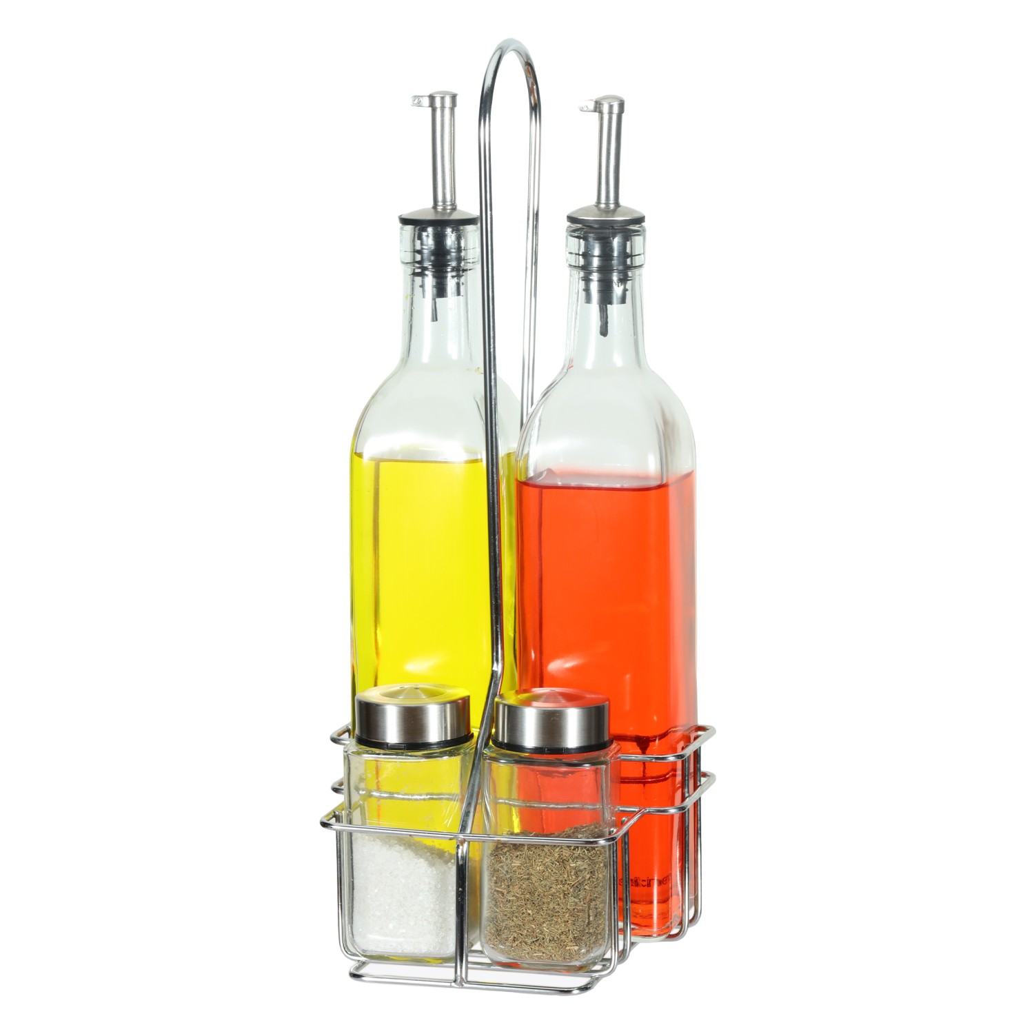 SET VINAGRERAS 4 PZS. CRISTAL