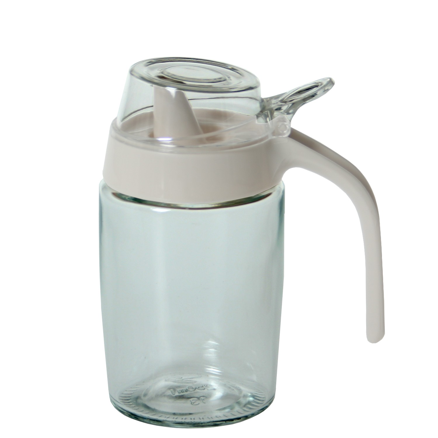 JARRA ACEITERA 250ML CRISTAL/PPP BLANCO