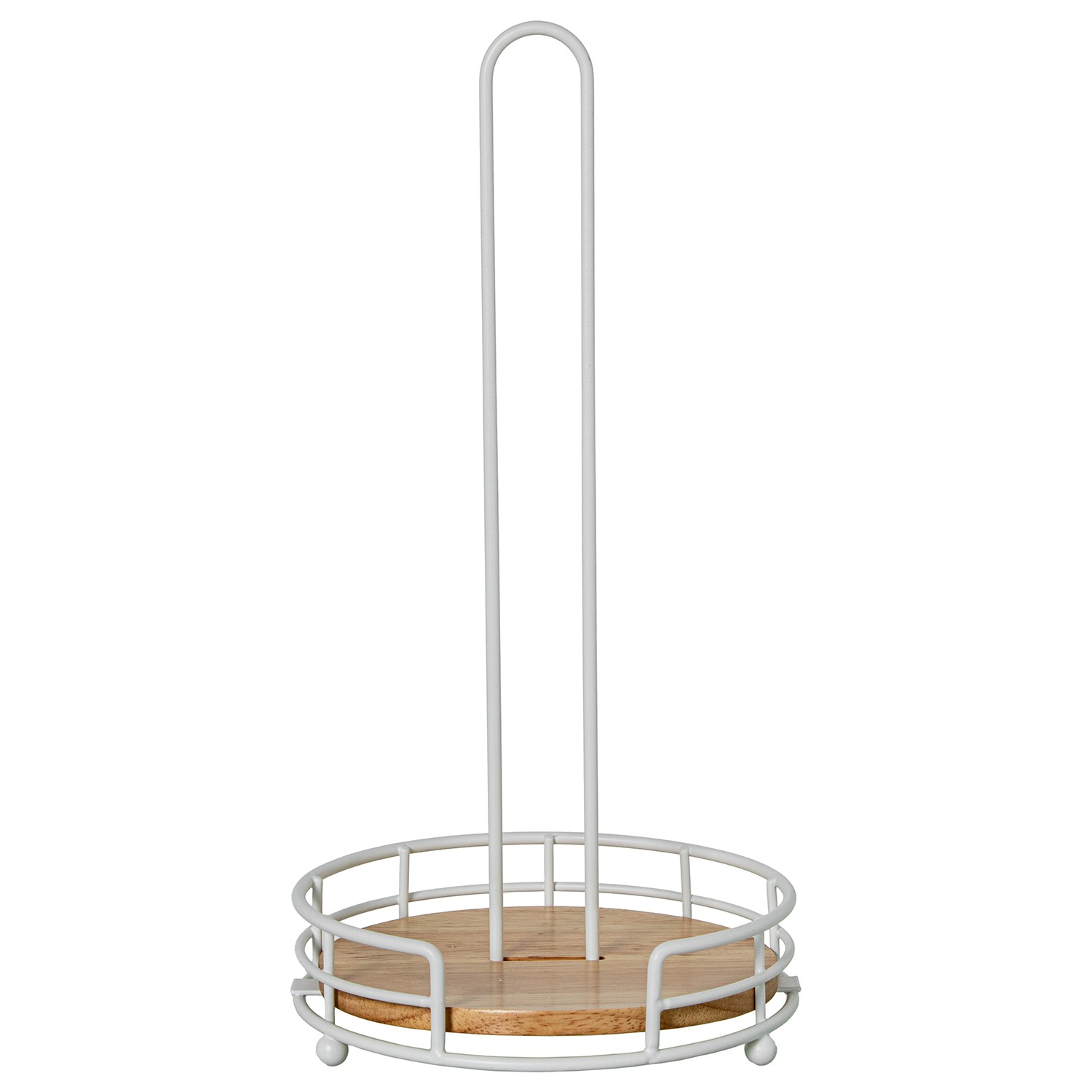 SOPORTE ROLLO COCINA METAL/MADL/MADERA NEGRO