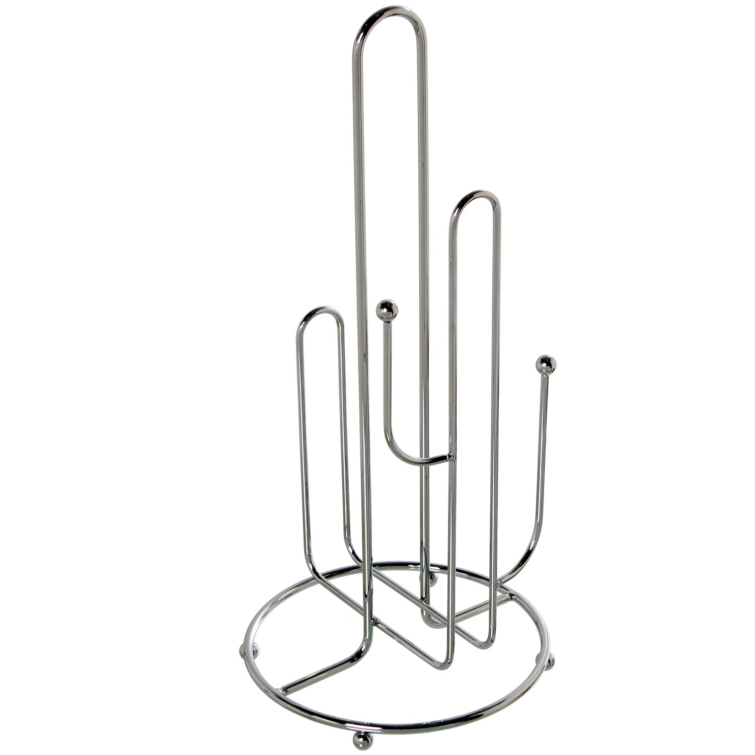 PORTARROLLO COCINA METAL CROMA