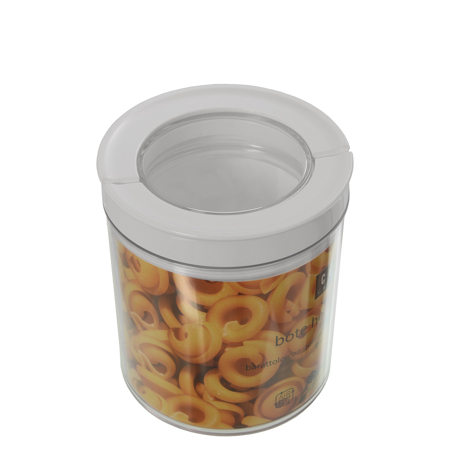 BOTE COCINA REDONDO HERMÉTICO6 2300ML-MATERIAL:AS,ABS&SILIC