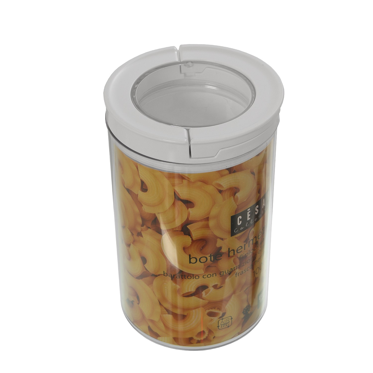 BOTE COCINA REDONDO HERMÉTICO160ML-MATERIAL:AS,ABS&SILICONA