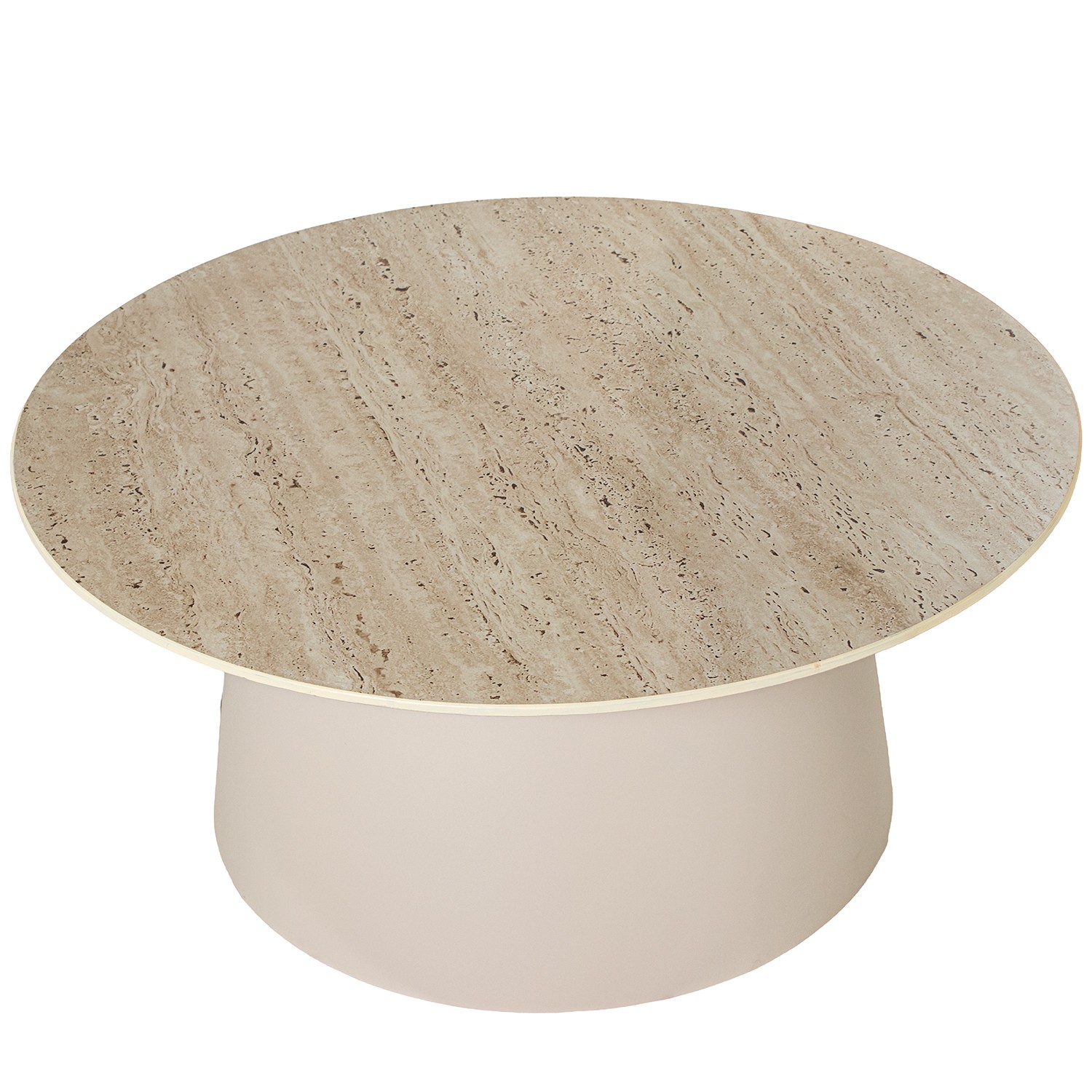 MESA AUXILIAR CERÁMICA MATE+ DA BLANCA+DM C/BASE HIERRO