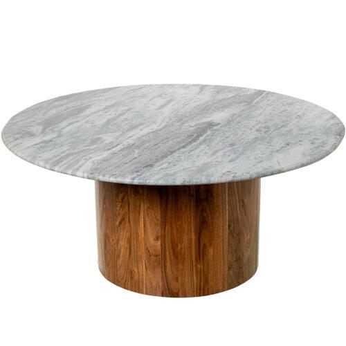MESA AUXILIAR MÁRMOL C/BASE MAS