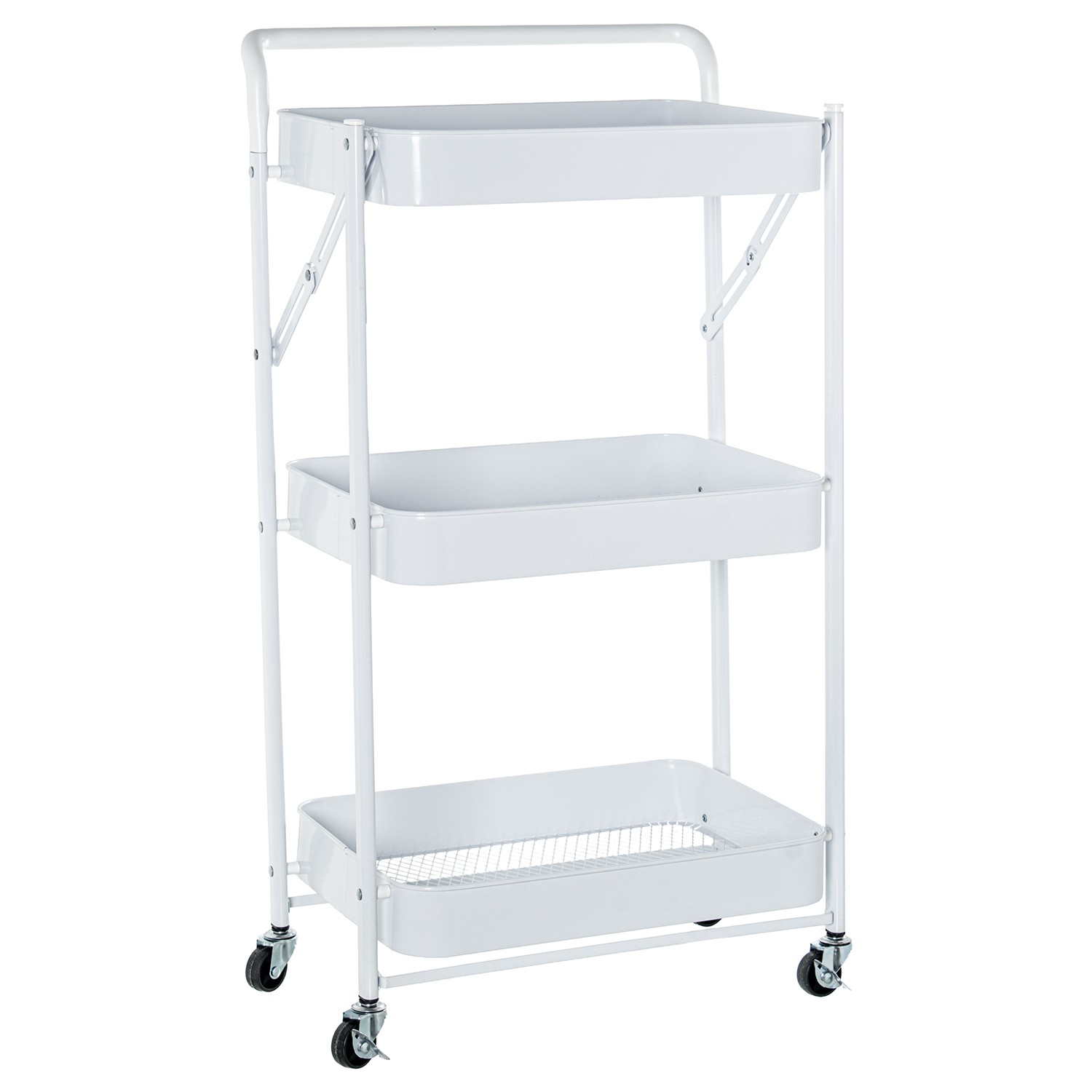 CARRITO ALMACENAMIENTO METAL BEGRO 3 BALDAS