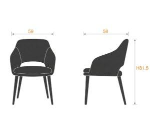 SILLA KHA-GRIS-1555