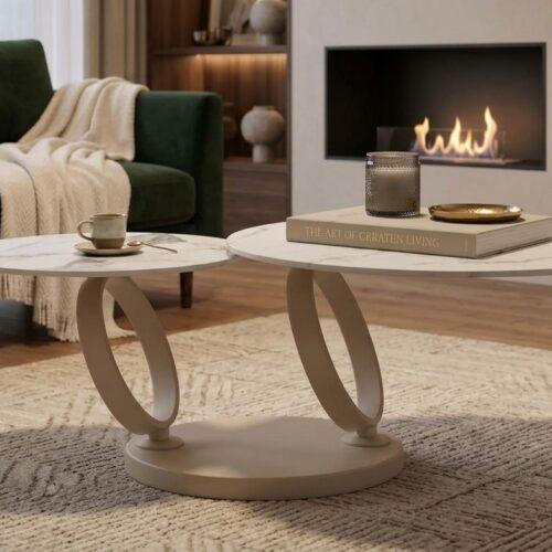 MESA CAFE GAIGA BEIGE